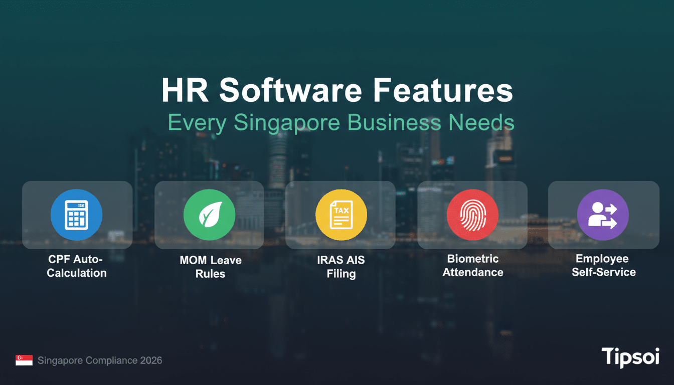 HR software features Singapore