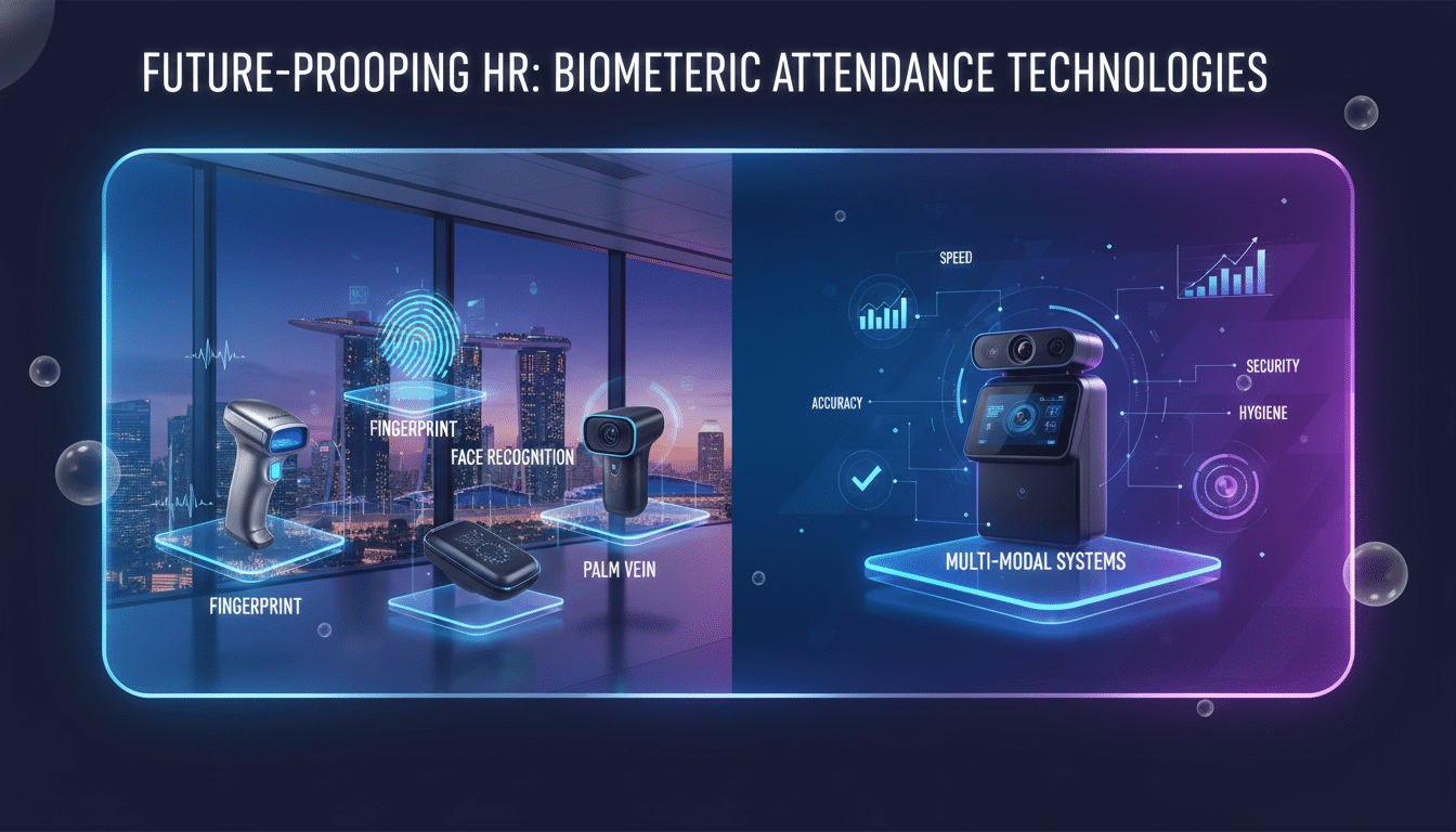 biometric attendance device types Singapore