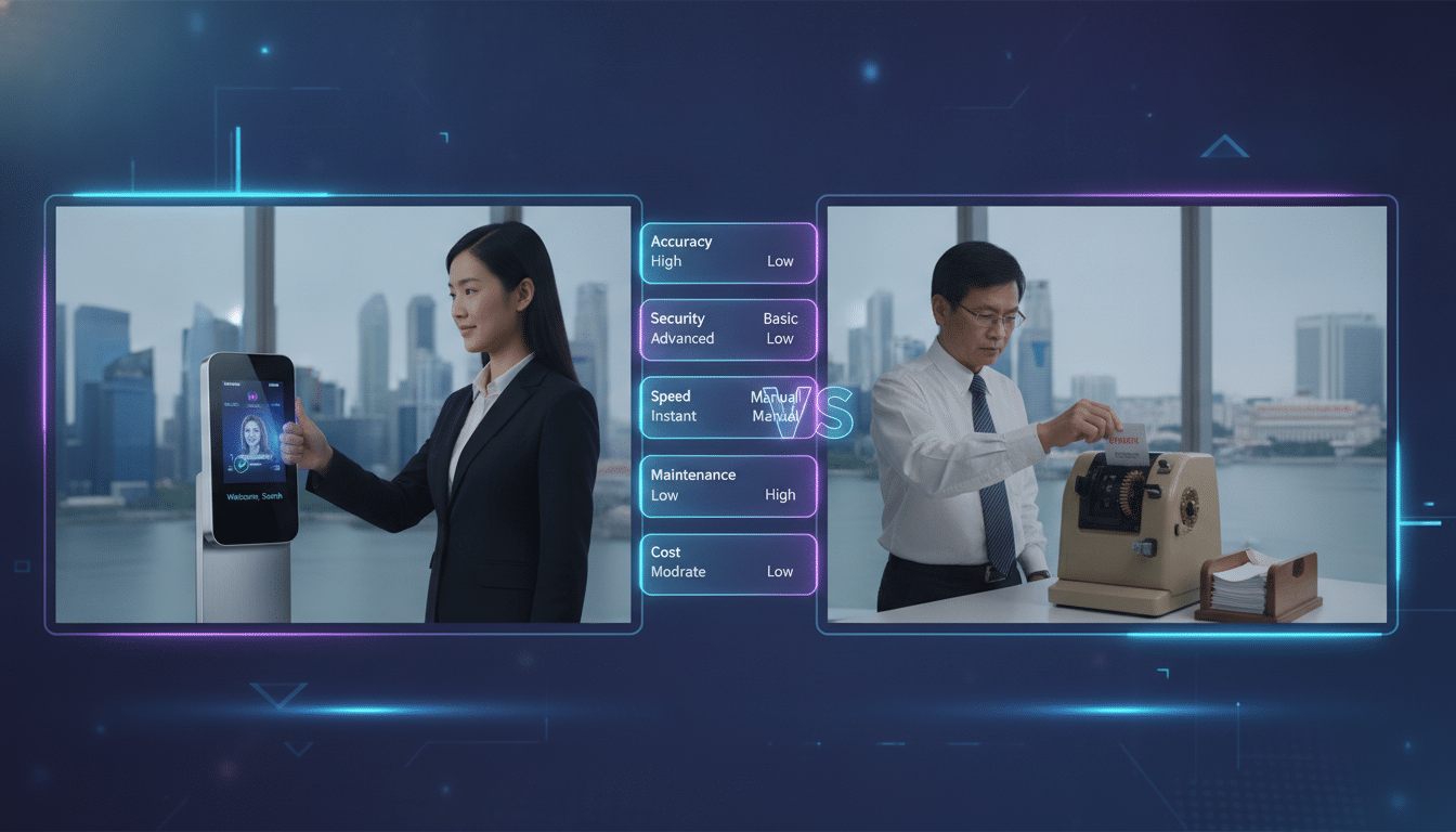 Biometric Time Clock vs Punch Card Singapore