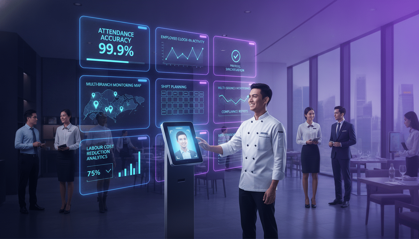 biometric attendance retail F&B Singapore