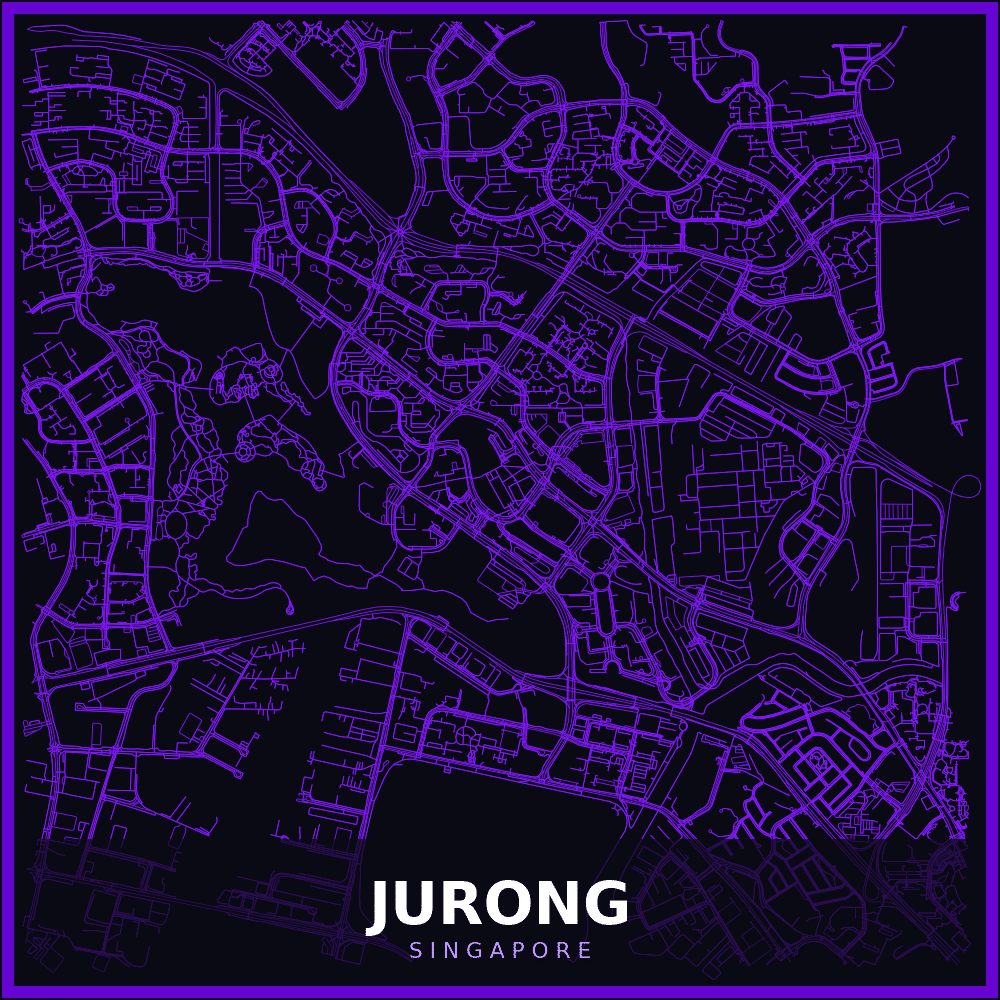 Jurong district map Singapore - Tipsoi HR and attendance software